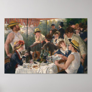 Luncheon of the Boating Party by Renoir Poster