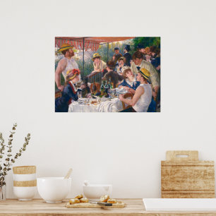 Luncheon of the Boating Party by Renoir Poster