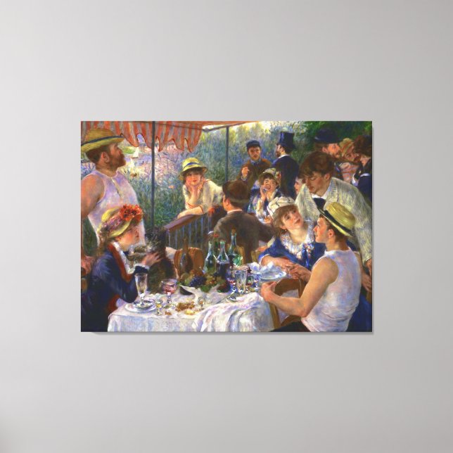 Luncheon of the Boating Party Renoir Fine Art Canvas Print (Front)