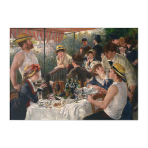 Luncheon of the Boating Party Renoir Vintage Oil Acrylic Print