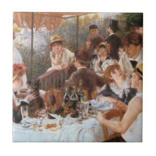 Luncheon of the Boating Party Tile