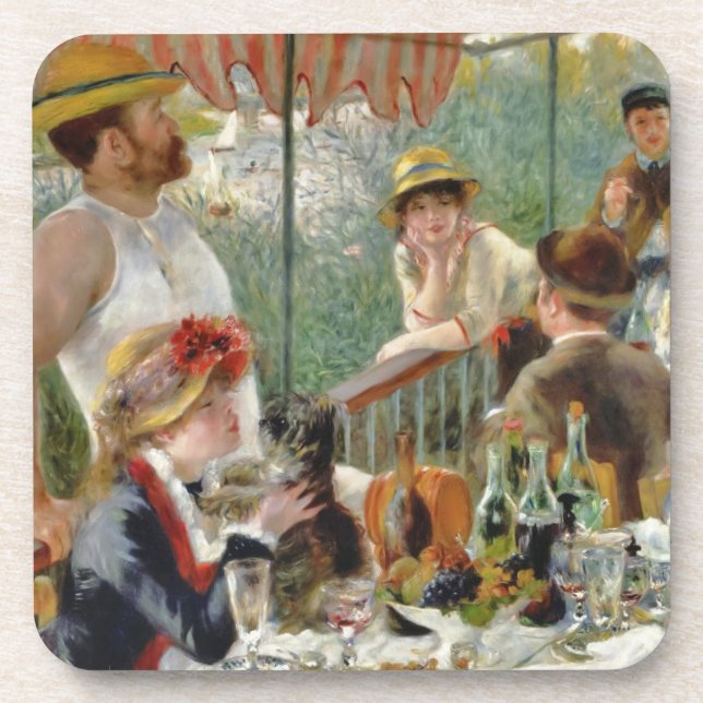 Luncheon of the Boating Party Vintage Renoir Coaster (Front)