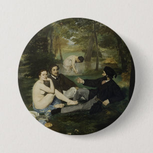 Luncheon on the Grass by Edouard Manet 7.5 Cm Round Badge