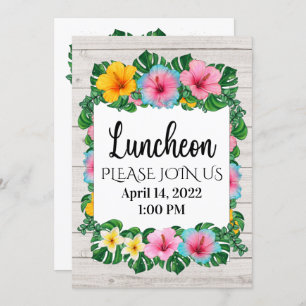 Luncheon or Any Occasion - See Back Invitation