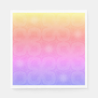 Luncheon Paper Napkins in pink purple yellow