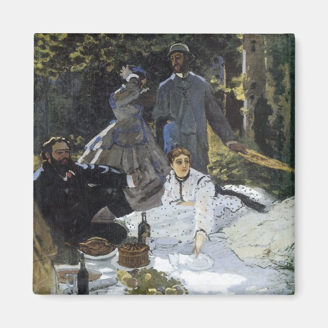 Lunchtime on the Grass Magnet (Front)