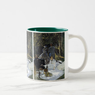 Lunchtime on the Grass Two-Tone Coffee Mug