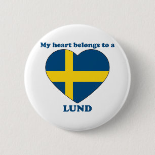 Lund 6 Cm Round Badge