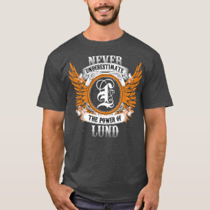 Lund Name Shirt Never Underestimate The Power Of L
