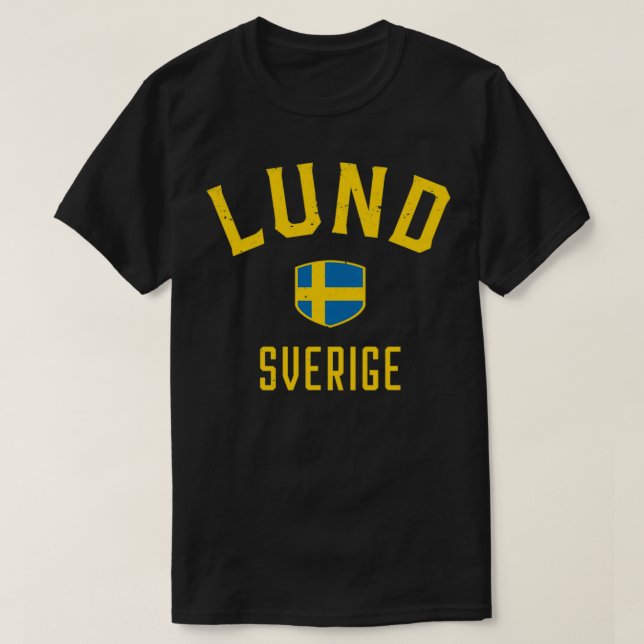 Lund Sverige Sweden T-Shirt (Design Front)