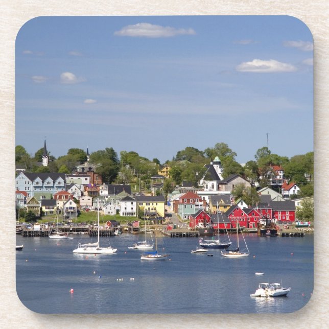 Lunenberg, Nova Scotia, Canada. 2 Coaster (Front)