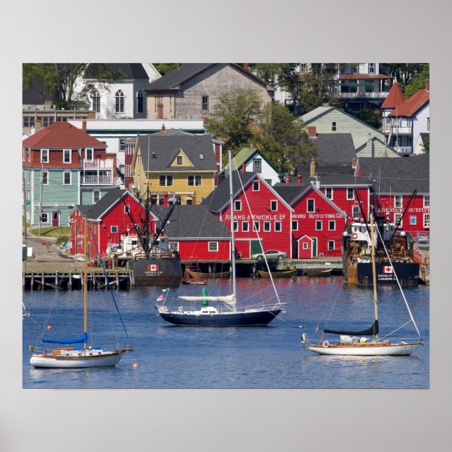 Lunenberg, Nova Scotia, Canada. 3 Poster (Front)