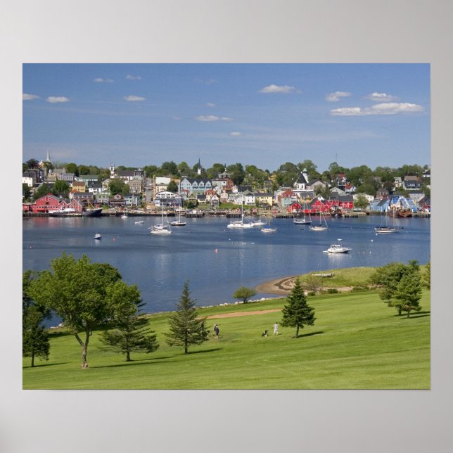 Lunenberg, Nova Scotia, Canada. Poster (Front)