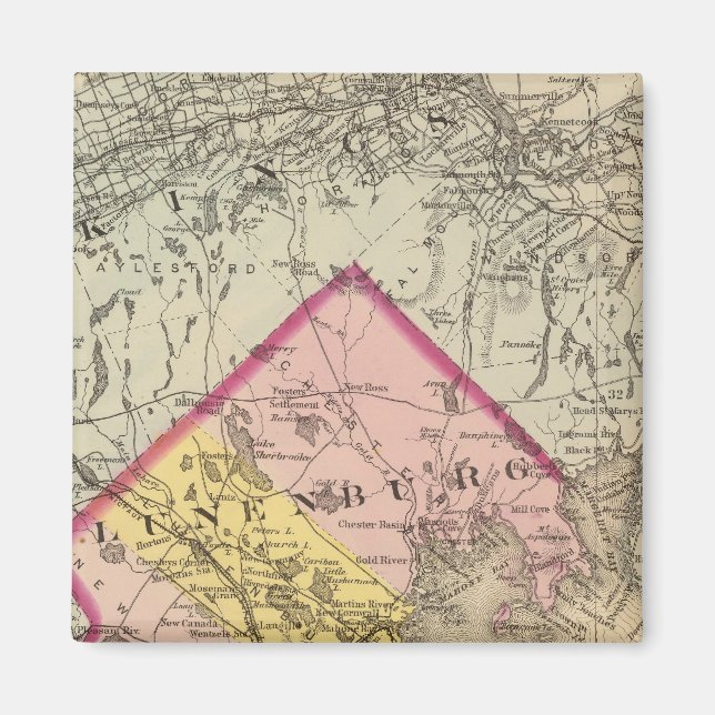 Lunenburg Co, NS Magnet (Front)