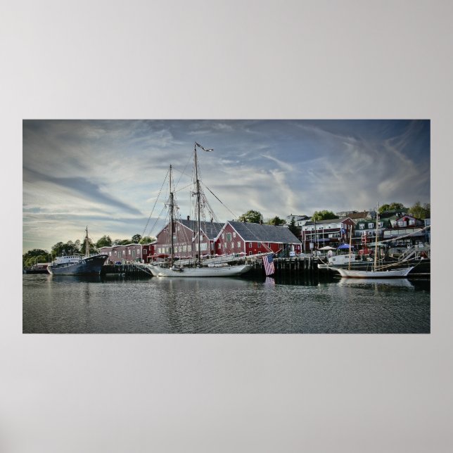 Lunenburg Harbour, NS fine art print (Front)