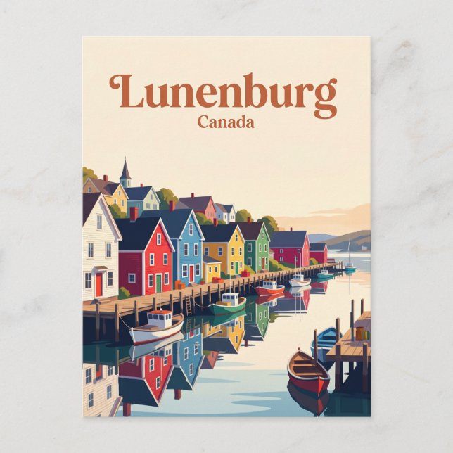Lunenburg Waterfront Canada Postcard (Front)