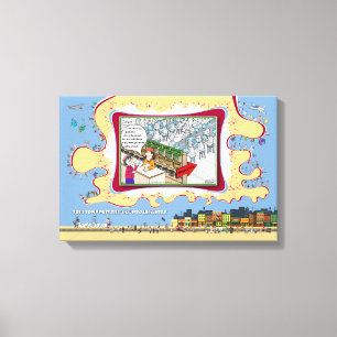 Lung Butter New Job 18x12 Canvas Print