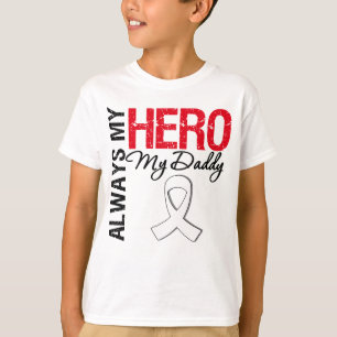 Lung Cancer - Always My Hero My Daddy T-Shirt