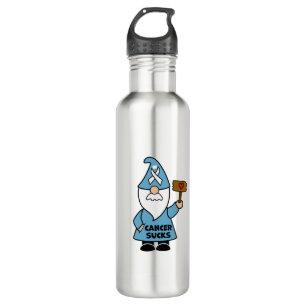 Lung Cancer Awareness Gnome 710 Ml Water Bottle