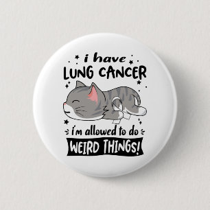 Lung Cancer Awareness Month Ribbon Gifts 6 Cm Round Badge