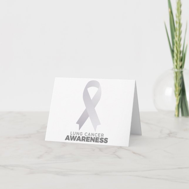 Lung Cancer Awareness Thank You Card (Front)