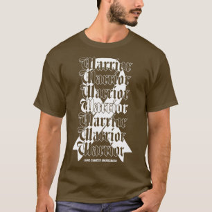 Lung Cancer Awareness Warrior White Ribbon Gift1 T-Shirt