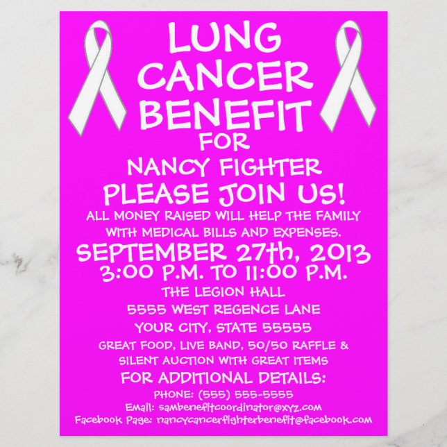 Lung Cancer Benefit Flyer (Front)