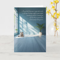 Lung Cancer Get Well Sentimental Window Light Cat
