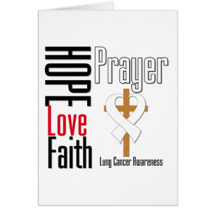 Lung Cancer Hope Love Faith Prayer Cross