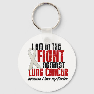 Lung Cancer IN THE FIGHT 1 Sister Key Ring