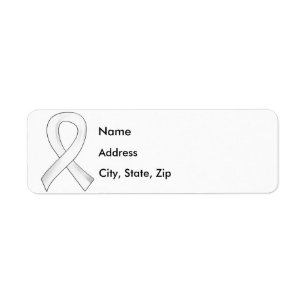 Lung Cancer Pearl Ribbon 3