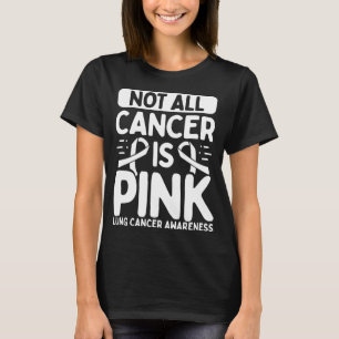 Lung Cancer Ribbon for Lung Cancer Warriors T-Shirt