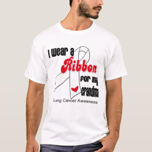 Lung Cancer Ribbon (Grandma) T-Shirt