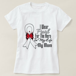 Lung Cancer Ribbon Hero My Mum T-Shirt