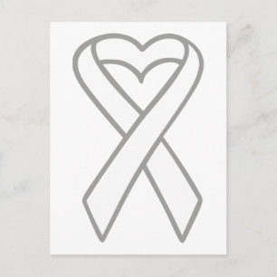 Lung Cancer Ribbon Postcard