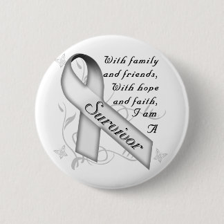 Lung Cancer Survivor 6 Cm Round Badge