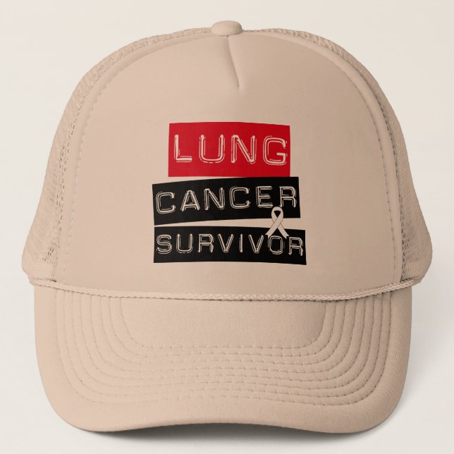 Lung Cancer Survivor Trucker Hat (Front)