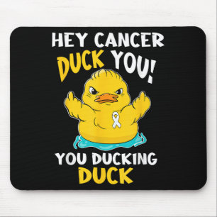 Lung Cancer Warrior Duck Design Together Mouse Mat