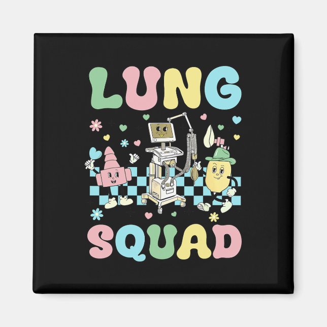 Lung Squad Rt Nurse Easter  Magnet (Front)