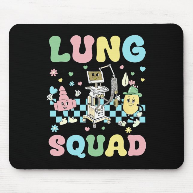 Lung Squad Rt Nurse Easter  Mouse Mat (Front)