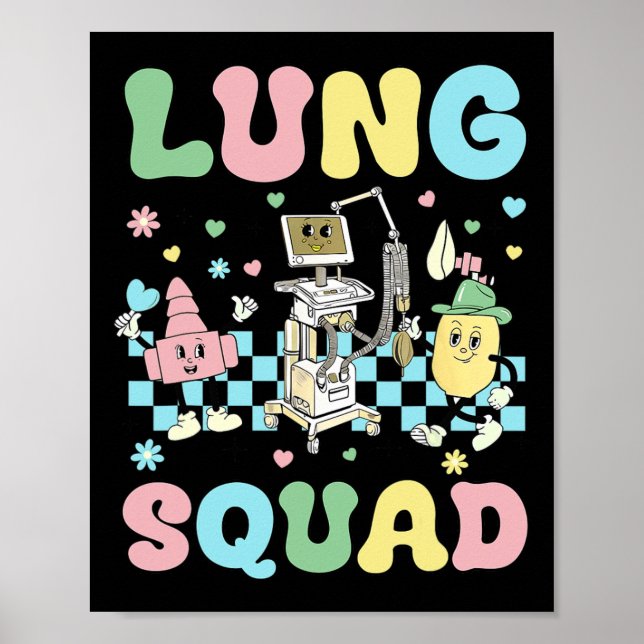 Lung Squad Rt Nurse Easter  Poster (Front)