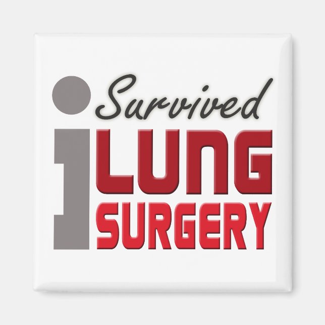 Lung Surgery Survivor Magnet (Front)