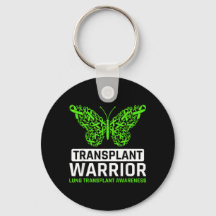 Lung Transplant Survivor Warrior Lung Organ Key Ring