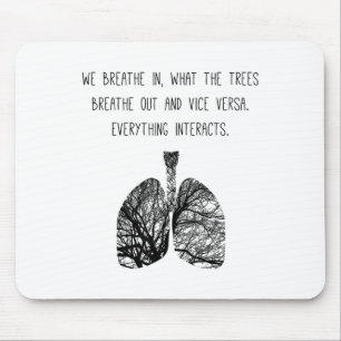 Lung Tree Air Breathe Breathing Photosynthesis Tre Mouse Mat
