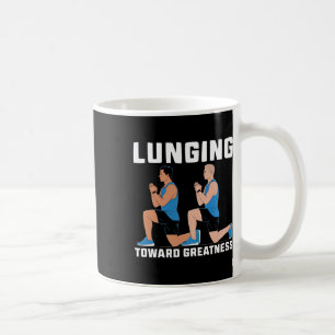 Lunge Exercise Bodybuilding Fitness Workout Gym 1 Coffee Mug