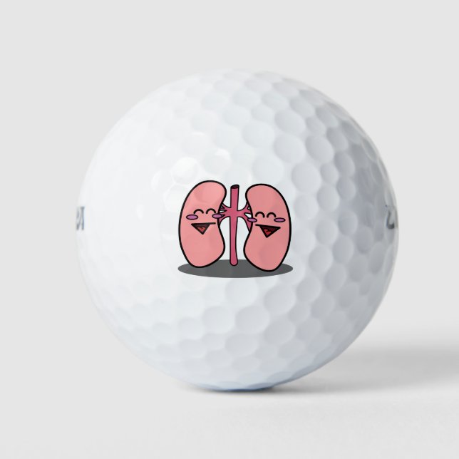 Lungs Dudes Golf Balls (Front)