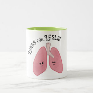 Lungs For Leslie Two-Tone Coffee Mug