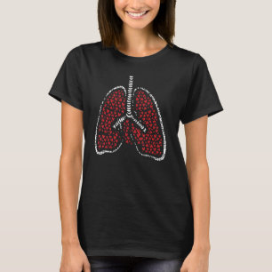 Lungs Heart Body Costume Valentines Day Human Anat T-Shirt