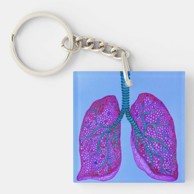 Lungs Key Ring (Front)
