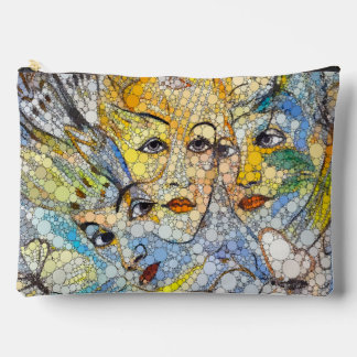 Lunis, Infinity Dots by After Francis Picabia Accessory Pouch